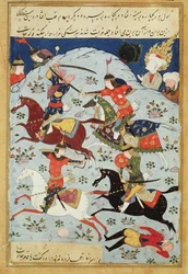 Ms Suppl.Persan 1313 Slaget mellan Goliat och David