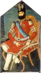 Porträtt av Muhammad Shah, ca. 1850