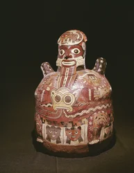 Keramikkärl av en gudsfigur, Nazca Culture (keramik)