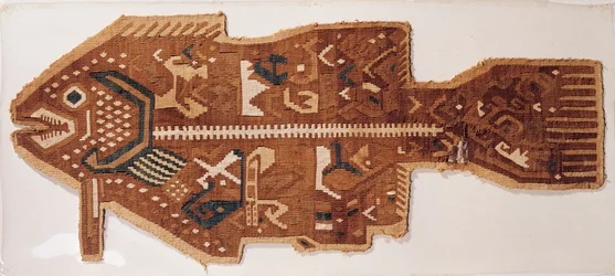 Ullslitsväv av en fisk (textil)