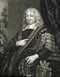 Porträtt av Sir Edward Hyde (1609-74) 1st Earl of Clarendon, från "Lodge