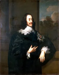 Kung Karl I, ca 1660-70 (olja på duk)