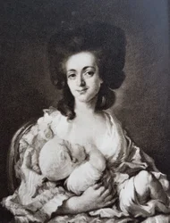 Adelaide Hall målad av Peter Adolf Hall