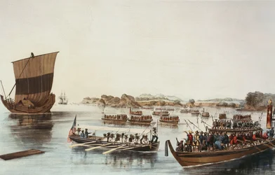 Passerar Rubicon, ca 1853