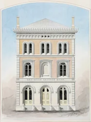 Dry Dock Savings Bank, New York City, New York, Tävling Designritning