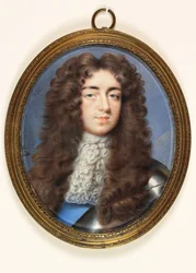 James Scott, Duke of Monmouth och Buccleuch (akvarell på veläng)