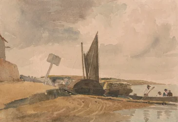 Lågvatten, båtlandning