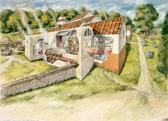 Lullingstone romersk villa, c4th century, c1990-2010