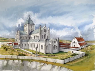 Gamla Sarums katedral, c1150, c1990-2010