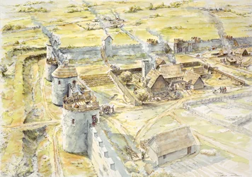 Portchester Castle, sent 900-tal, c1990-2010