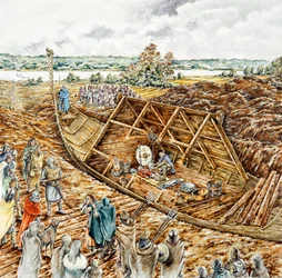 Sutton Hoo skeppsbegravning, 700-talet, 1990-2010
