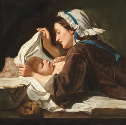 Mor och barn, 1833