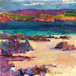 Vita sandstränder, Iona, 2011