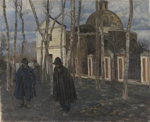 Tiggare utanför S. Giuliano, nära Pompeji. 1904-05