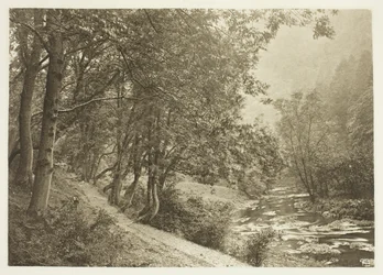 Stigen över First Brae, Dove Dale