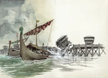 London Bridge rivs ner i vikingatacken ledd av Olaf The Norseman 1014