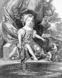 Hennes nåd hertiginnan av Somerset, utgiven av Alex Browne, omkring 1680-talet (mezzotint)