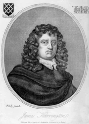 James Harrington 1611-1677, engelsk politisk teoretiker, 1799.