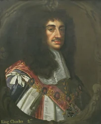 Porträtt av kung Karl II