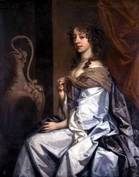 Porträtt av Mary Bagot, grevinnan av Middlesex och Dorset (1645-79) (olja på duk)
