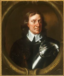 Porträtt av Oliver Cromwell