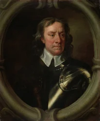Porträtt av Oliver Cromwell