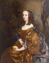 Porträtt av en dam, möjligen Elizabeth Wharton