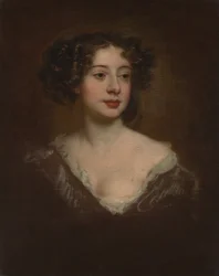 Studie för ett porträtt av en kvinna, 1670-talet.