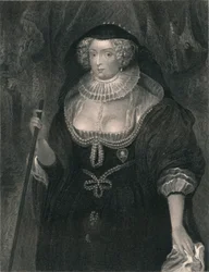 Frances Howard, hertiginna av Richmond, mitten av 1800-talet.