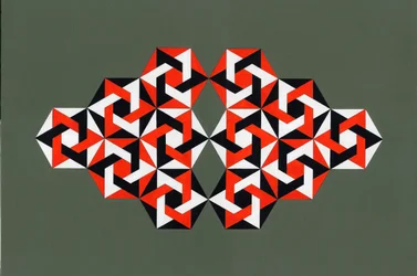 Hexagrams, 2009 (akryl på duk)
