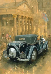 Phantom in the Haymarket (olja på duk)