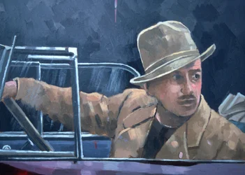 Walt Disney (olja på duk)