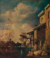The Old East India Wharf, London Bridge, c1700-1740, 1904