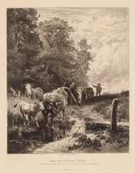 Den återvändande flocken, ca. 1885.