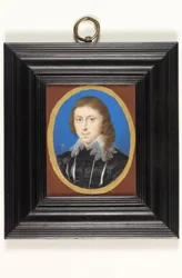 Edmund Waller (akvarell på veläng)