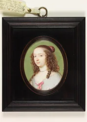Lady Elizabeth Cecil, grevinna av Devonshire (emalj)
