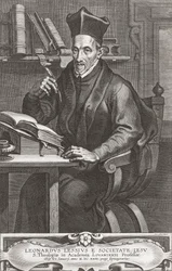 Leonardus Lessius, porträtt.