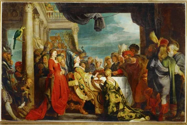 Alboin och Rosamunde (målning på duk)