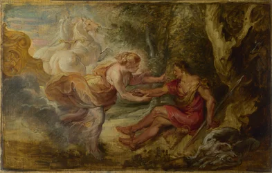 Aurora bortför Cephalus, ca 1636