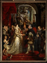 Prinsessan Maria de Medicis äktenskap per procurationem med kung Henrik IV