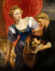 Judith med chefen för Holophernes, 1620-1622.