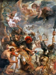 Martyrdom of St Livino (olja på duk)