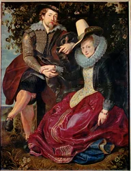 Peter Paul Rubens och Isabelle Brant, Rubens första hustru (målning på duk)
