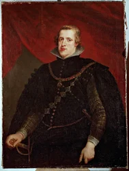 Filip IV av Spanien (olja på duk)