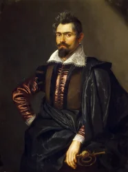 Porträtt av Caspar Schoppe 1576-1649, ca 1606.