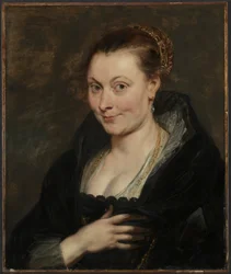 Porträtt av Isabella Brant, ca. 1620-25.