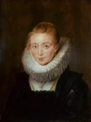 Porträtt av en väntande fru till Infanta Isabella, 1620-talet.