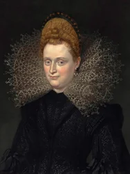Porträtt av Margherita Gonzaga 1591-1632, hertiginna av Lorraine.