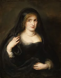 Porträtt av en kvinna, troligen Susanna Lunden Susanna Fourment, 1599-1628, ca. 1625-27.