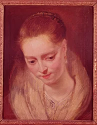 Porträtt antas vara Helene Fourment (1614-73)